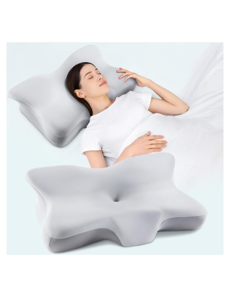 Almohada Cervical Silkena AL116-1 Espuma Viscoelástica 1.38 kg Almohada Cervical Silkena AL116-1 Espuma Viscoelástica 1.38 kg