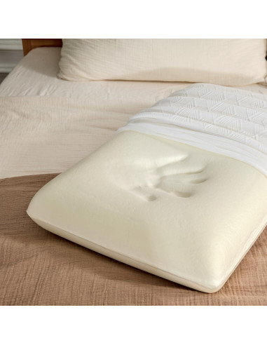 Almohada Viscoelástica EGOHOME Queen con Funda Lavable 40.64x60.96cm