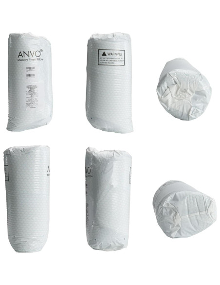 Almohada Cervical Firme Anvo - Espuma Viscoelástica 61x40.6cm Almohada Cervical Firme Anvo - Espuma Viscoelástica 61x40.6cm