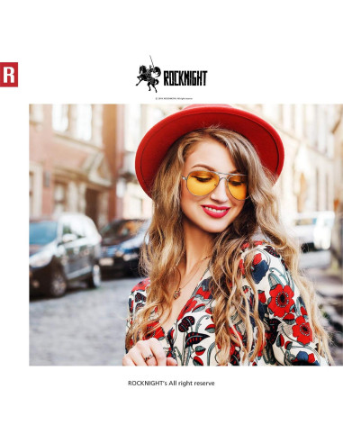 Gafas de sol aviador ROCKNIGHT UV400 polarizadas 58mm