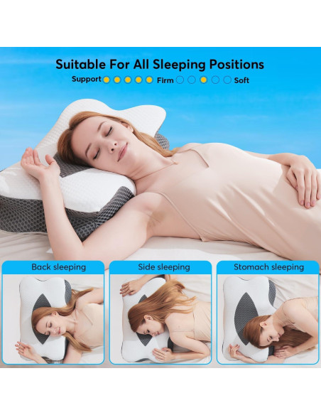 Almohada Cervical Anvo Firme Taupe 64.5x41.4cm Espuma con Memoria Almohada Cervical Anvo Firme Taupe 64.5x41.4cm Espuma con Memoria