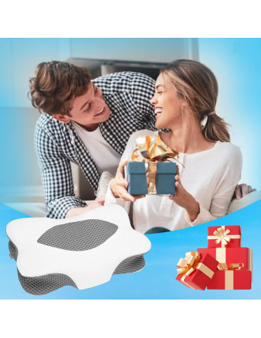 Almohada Cervical Anvo Firme Taupe 64.5x41.4cm Espuma con Memoria