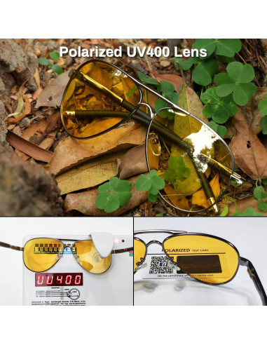Gafas de sol aviador ROCKNIGHT UV400 polarizadas 58mm