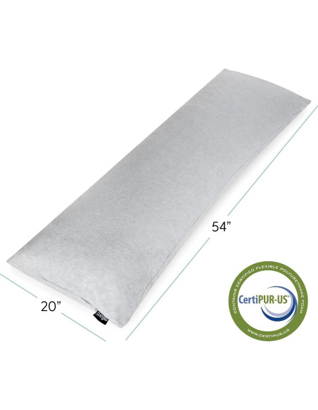 Almohada Corporal Milliard - Espuma Viscoelástica 137cm - Hipoalergénica Almohada Corporal Milliard - Espuma Viscoelástica 137cm - Hipoalergénica