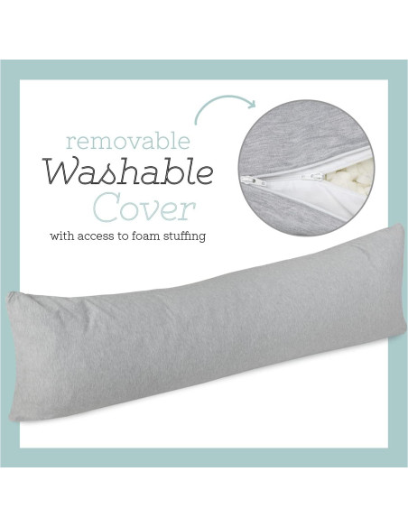 Almohada Corporal Milliard - Espuma Viscoelástica 137cm - Hipoalergénica Almohada Corporal Milliard - Espuma Viscoelástica 137cm - Hipoalergénica