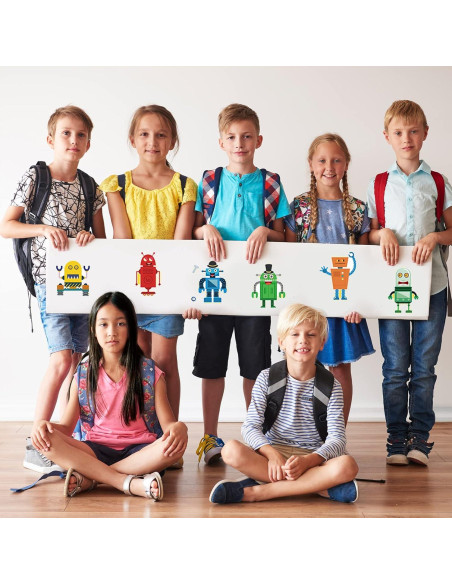 24 Hojas Stickers de Robot DaiUni para Niños Creativos 24 Hojas Stickers de Robot DaiUni para Niños Creativos