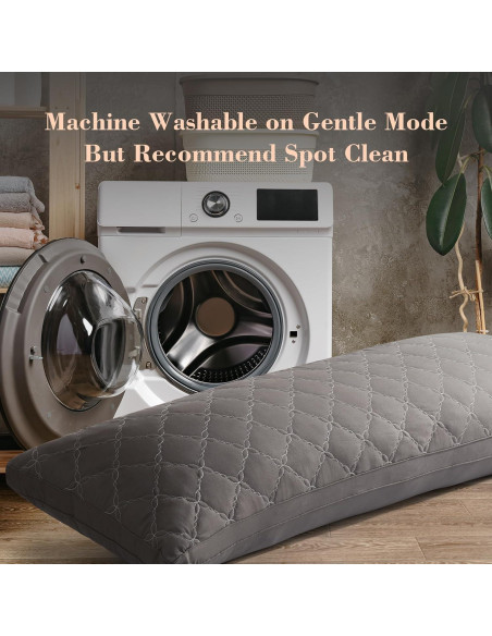 Almohada Corporal Decroom Espuma con Memoria 50.8x137.2 cm Gris Almohada Corporal Decroom Espuma con Memoria 50.8x137.2 cm Gris