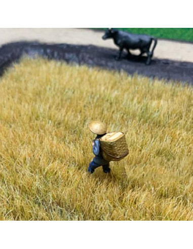 208PCS Hierba Artificial Meyeyaia para Paisajes Miniatura
