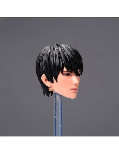 Escultura de Cabeza Masculina 1/6 Kylin Zhang PVC 30.48 cm