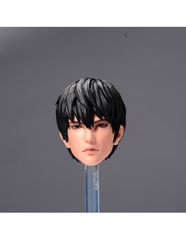 Escultura de Cabeza Masculina 1/6 Kylin Zhang PVC 30.48 cm