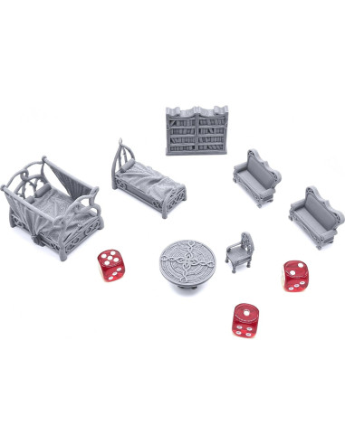 Muebles Elegantes EnderToys 3D para RPG y Wargames 28mm