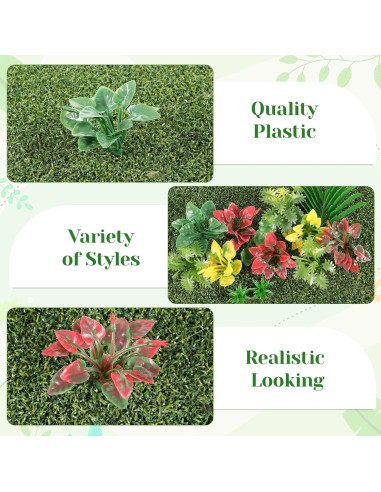 Modelo de Planta en Miniatura Bewudy 100pcs - Árboles y Flores