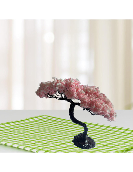 Modelo de Árbol de Flor de Cerezo Miniatura 15cm Colaxi Modelo de Árbol de Flor de Cerezo Miniatura 15cm Colaxi