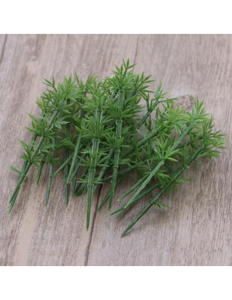 100pcs Árboles de Bambú Miniatura NUOLUX para Dioramas 100pcs Árboles de Bambú Miniatura NUOLUX para Dioramas