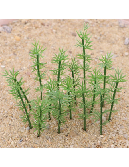 100pcs Árboles de Bambú Miniatura NUOLUX para Dioramas 100pcs Árboles de Bambú Miniatura NUOLUX para Dioramas