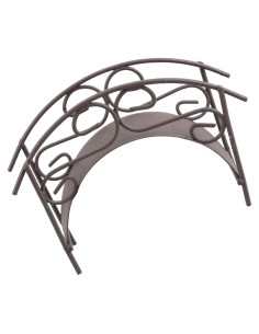 Puente de Metal en Miniatura TOYANDONA para Jardín 11x7.5cm