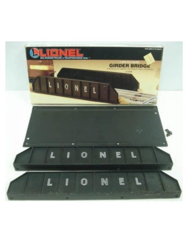 Puente de Viga Lionel FasTrack O Gauge 25.4 cm Metal
