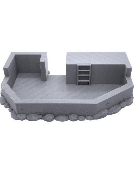 Escenografía de Terreno EnderToys Asedio La Costa 28mm Escenografía de Terreno EnderToys Asedio La Costa 28mm