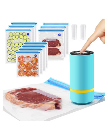 Sellador de Vacío Eléctrico CNaiyunpin con 10 Bolsas Reutilizables