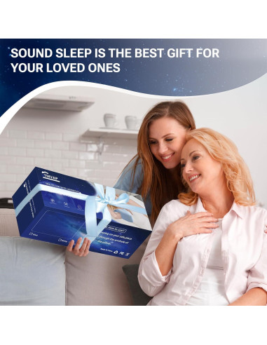 Almohada Ergonómica TMVAP para Durmientes Laterales Azul 53x25cm