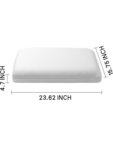 Almohada Viscoelástica HYVECLOUD Estándar 61x41 cm Alivio Dolor