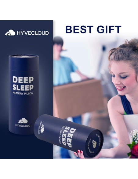 Almohada Viscoelástica HYVECLOUD Estándar 61x41 cm Alivio Dolor Almohada Viscoelástica HYVECLOUD Estándar 61x41 cm Alivio Dolor