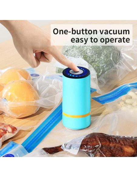 Sellador de Vacío Eléctrico CNaiyunpin con 10 Bolsas Reutilizables Sellador de Vacío Eléctrico CNaiyunpin con 10 Bolsas Reutilizables