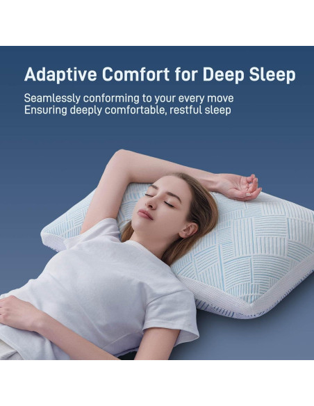 Almohada Ajustable Cotelovo Queen Viscosa Bambú Espuma Memoria Almohada Ajustable Cotelovo Queen Viscosa Bambú Espuma Memoria