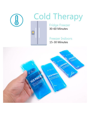 Paquete de Hielo Reutilizable HI FINE CARE 4" para Lesiones