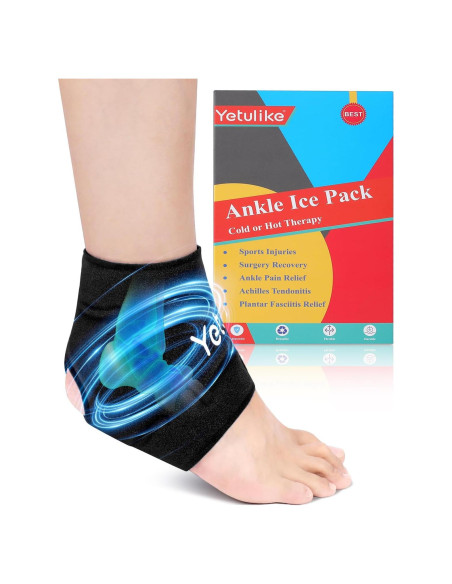 Funda de Hielo para Tobillo Yetulike - Alivio Dolor Esguince Funda de Hielo para Tobillo Yetulike - Alivio Dolor Esguince