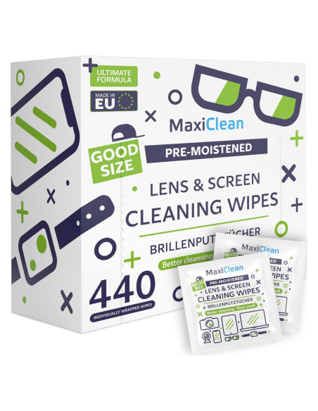 Toallitas limpiadoras Maxi Clean 440 unidades prehumedecidas Toallitas limpiadoras Maxi Clean 440 unidades prehumedecidas