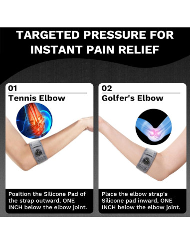 Faja para Codo Ajustable GANGSHENG para Tendinitis - S (19-24 cm)