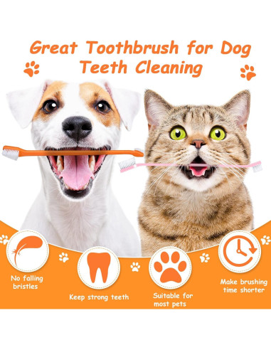 Cepillo de Dientes para Perros Honeydak - 70 Piezas Coloridas