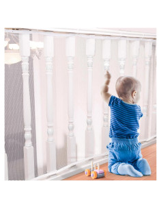 Guardabancos Tupi 3m x 0.9m - Red de Seguridad para Bebés y Mascotas