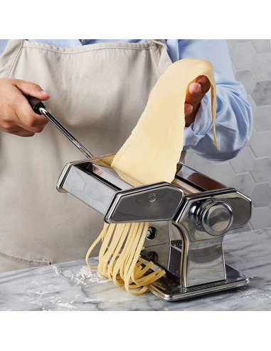 Máquina de Pasta AIDOIT Manual 9 Grosor Acero Inoxidable