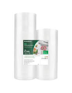 Bolsas de Sellado al Vacío Bonsenkitchen 8x15m y 11x15m BPA Libre