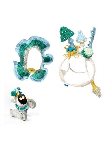 Conjunto Explorador del Bosque Loona - Tocado y Collar Hecho a Mano