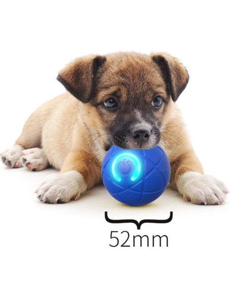Pelota Saltarina Interactiva para Perros YIDATerr 5.2cm Azul Naranja Pelota Saltarina Interactiva para Perros YIDATerr 5.2cm Azul Naranja