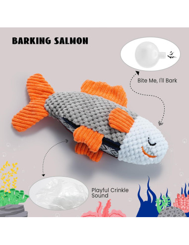 Juguetes para Perros Nocciola 4 Piezas Oceánicas Duraderos