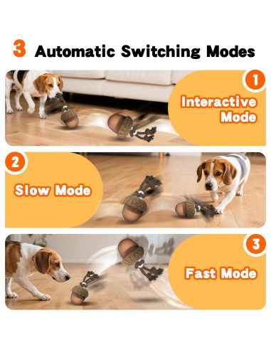 Pelota Interactiva para Perros Hanarook YT-015 con Luz LED
