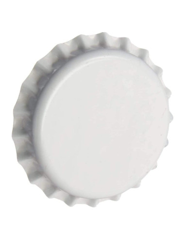 Tapas de Botella North Mountain Supply 26mm Blancas 500u