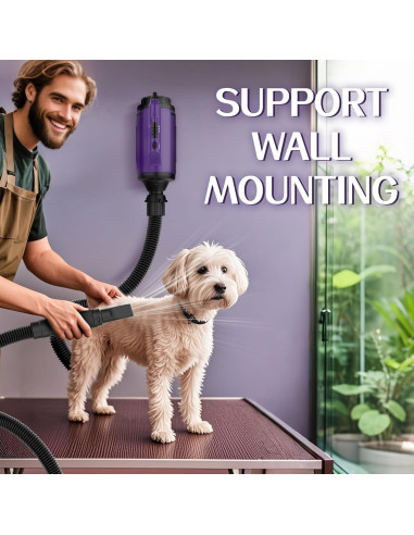 Secador de Perros Shernbao SMD-06P Profesional 5000FPM-220.3m/min