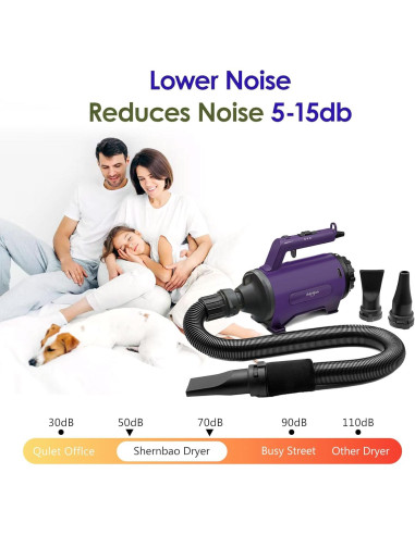 Secador de Perros Shernbao SMD-06P Profesional 5000FPM-220.3m/min