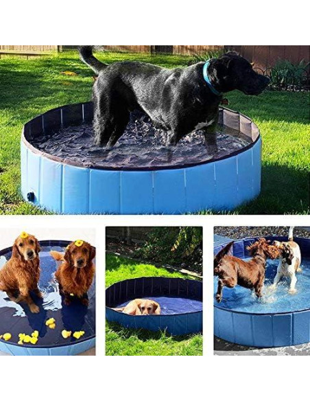 Piscina Plegable para Mascotas Onirii 139.7x30.48 cm Azul Piscina Plegable para Mascotas Onirii 139.7x30.48 cm Azul