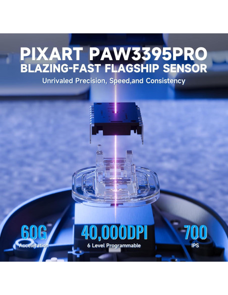 Ratón Gaming Inalámbrico ATTACK SHARK X8 Pro 40000 DPI Ratón Gaming Inalámbrico ATTACK SHARK X8 Pro 40000 DPI