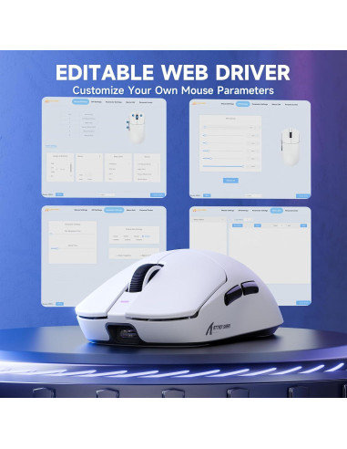 Ratón Gaming Inalámbrico ATTACK SHARK X8 Pro 40000 DPI