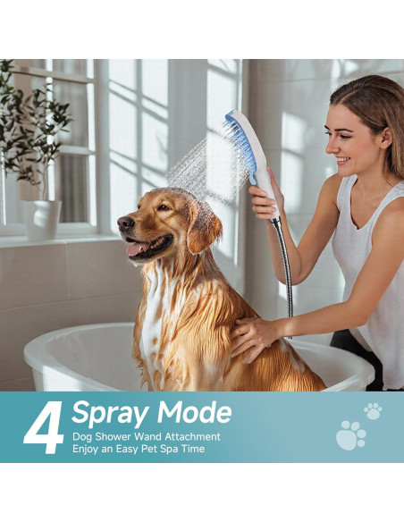 Accesorio de Ducha para Perros SR SUN RISE 2m 4 Modos Ajustables Accesorio de Ducha para Perros SR SUN RISE 2m 4 Modos Ajustables