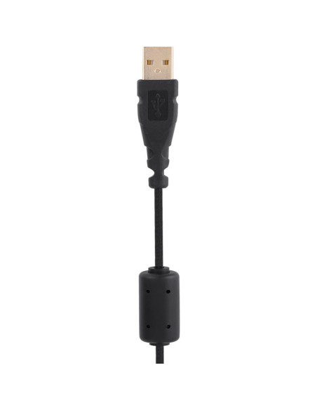 Cable Universal para Ratón Yosoo Trenzado USB 5 Pines Negro Cable Universal para Ratón Yosoo Trenzado USB 5 Pines Negro