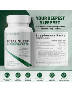 Total Sleep Supercharger - Suplemento para dormir 60 cápsulas 2