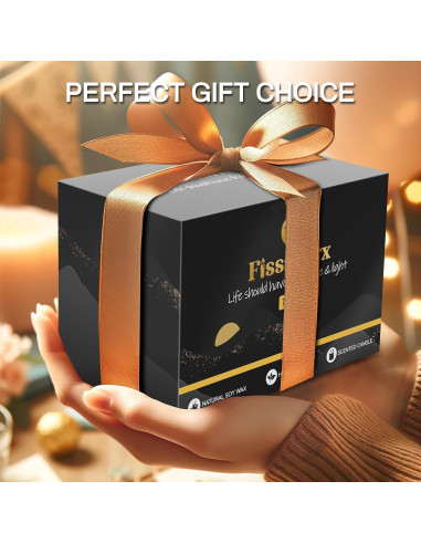 Juego de Velas Aromáticas de Vainilla Fissiworx 425g 2 Pack